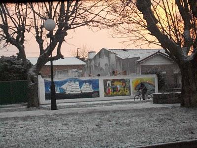 Recuerdos del día que en Balcarce nevó....!!!