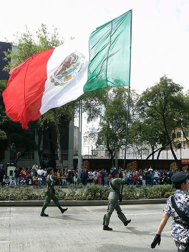 Desfile militar, México