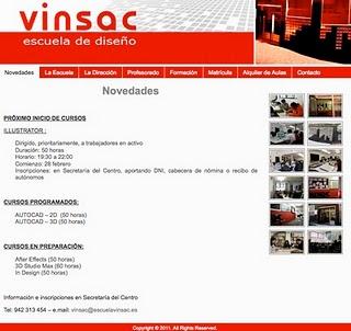 Nuevos cursos de diseño en Vinsac