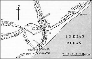 Mogadiscio cae en manos británicas - 25/02/1941.