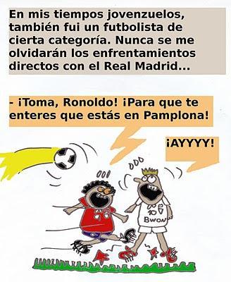 ¡Ay, los enfrentamientos Club Atlético Osasuna - Real Madrid Club de Fútbol de antaño...!