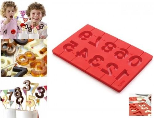 Moldes con números Lékué para comer y aprender