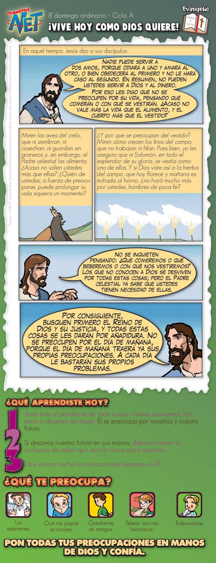 Evangelio Dominical: 27 de febrero del 2011