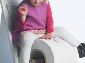 Childrens Paper Chair, silla rollo papel para dibujar