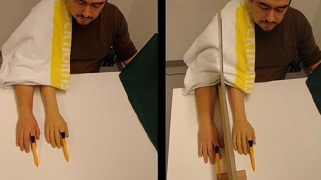 La ilusión de tener un tercer brazo