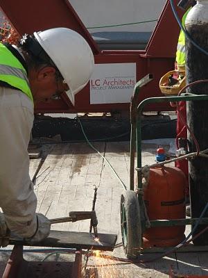 Palacio de la Música, Madrid - Estructura metálica ejecutada