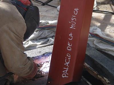 Palacio de la Música, Madrid - Estructura metálica ejecutada