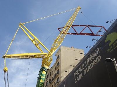 Palacio de la Música, Madrid - Estructura metálica ejecutada Palacio de la Música, Madrid - Estructura metálica ejecutada