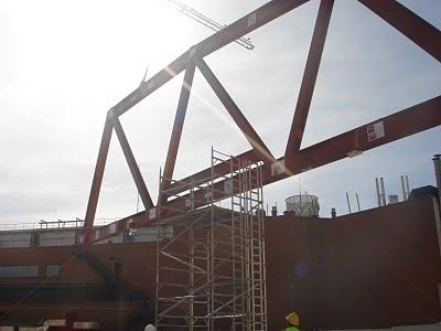 Palacio de la Música, Madrid - Estructura metálica ejecutada Palacio de la Música, Madrid - Estructura metálica ejecutada