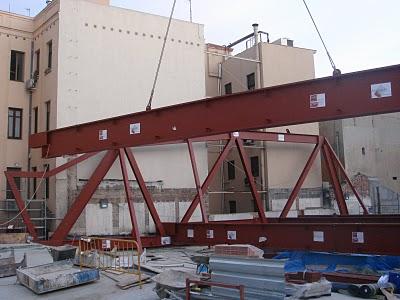Palacio de la Música, Madrid - Estructura metálica ejecutada Palacio de la Música, Madrid - Estructura metálica ejecutada