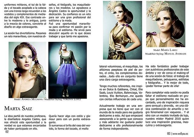 EXTRAVAGANCIA COLECTIVA para  We & You Fashion Magazine.