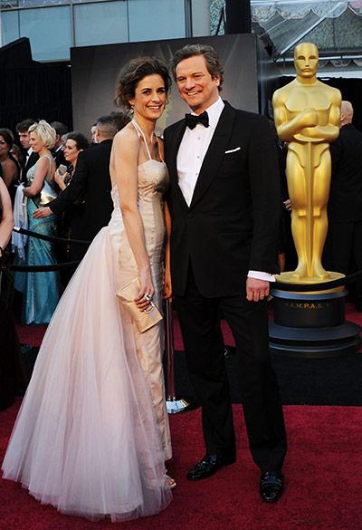 Oscars: Colin Firth and wife Livia Giuggioli at the Oscars