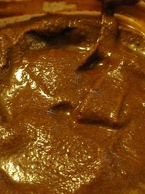 Helado de chocolate y chile ancho