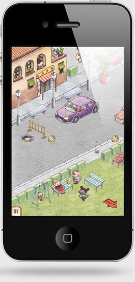 sr mistu 02 Sr. Mistu para iPhone, la Aventura de un hombrecillo Ciego y su Perro Guía