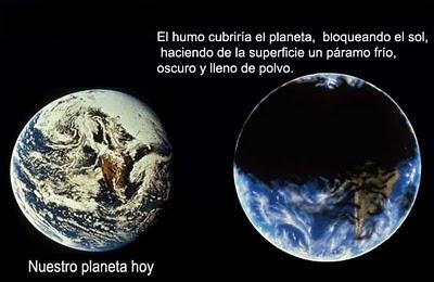 Una guerra nuclear podría revertir el calentamiento global