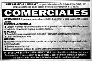 Ofertas de empleo (marzo 2011)
