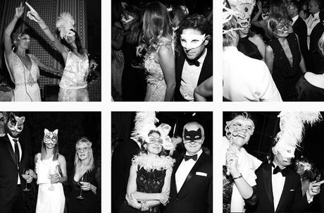 Baile de máscaras en B&W para celebrar los 50 años de Iturrioz
