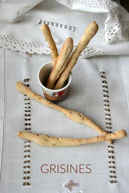 grisines,palitos de pan