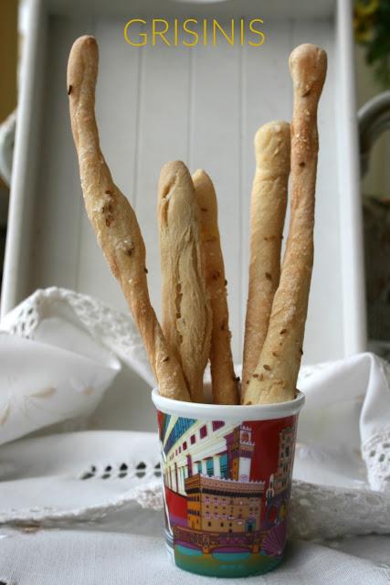 Grisinis,palitos de pan