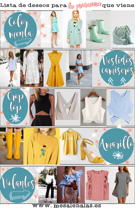 MI SUPERBARRIGA Y LA PRIMAVERA. LISTA DE DESEOS (PARA EL AÑO QUE VIENE)