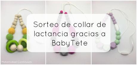 Ganador del sorteo de collar de lactancia gracias a BabyTete