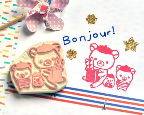 Tallado de sellos / Hand carved stamp
