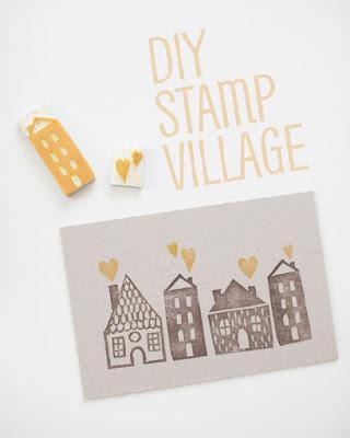 Tallado de sellos / Hand carved stamp