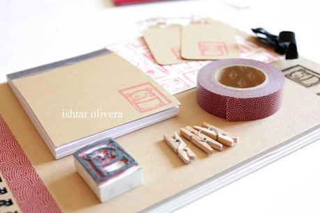 Tallado de sellos / Hand carved stamp