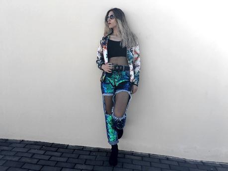 SEQUINED JEANS SEQUINED JEANS