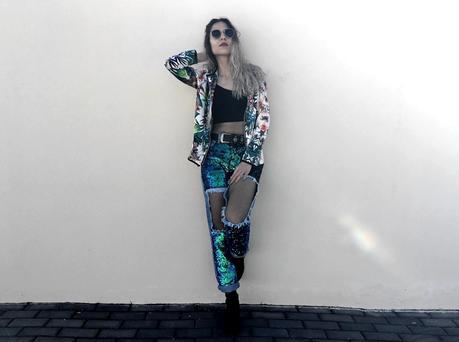 SEQUINED JEANS SEQUINED JEANS