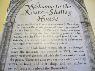 Los últimos pasos de Keats en Roma