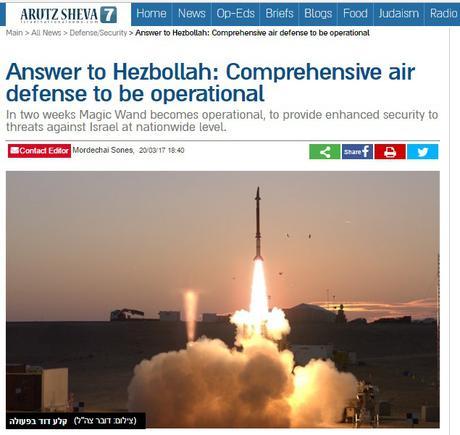 Israel blinda los cielos de su frontera norte.