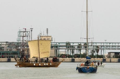 Réplica de barco hundido hace 2.500 años se hace a la mar en Israel