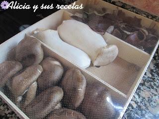 MENESTRA CON SETAS Y VERDURAS