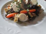 Menestra setas verduras