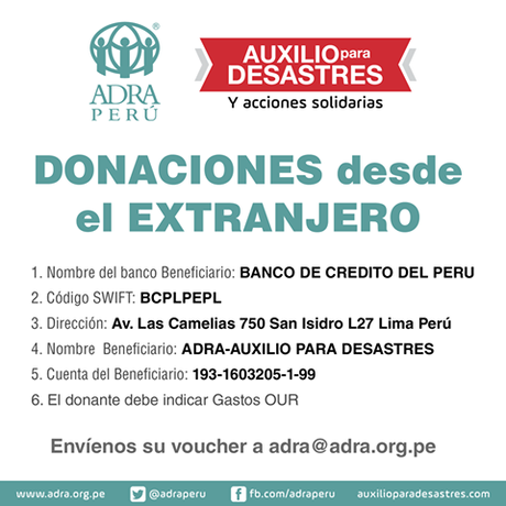 ¿Cómo y dónde ayudar a los afectados por los huaicos en el norte de Perú?