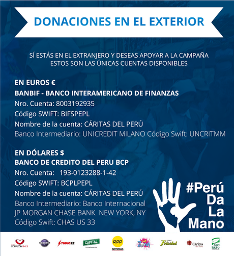 ¿Cómo y dónde ayudar a los afectados por los huaicos en el norte de Perú?