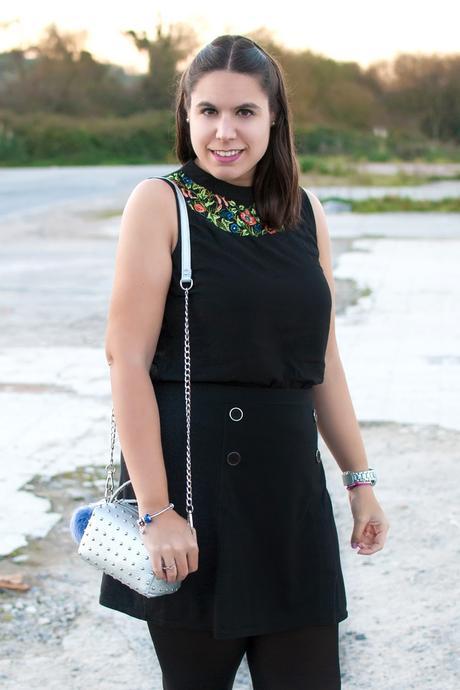 Black & flowers for the night Black & flowers for the night
