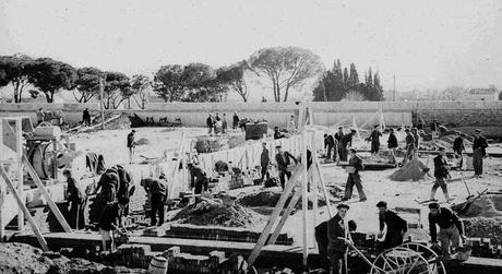 Fotos antiguas: Construyendo la cárcel de Carabanchel (1942)