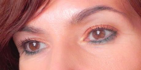 Maquillaje fácil naranja primavera 03 ojos abiertos