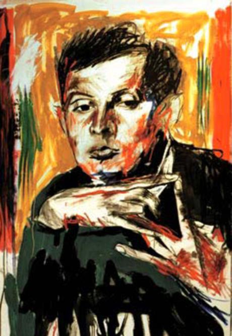 retrato de Egon Schiele por Patricia Iranzo
