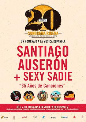 Concierto especial de Santiago Auserón con los reunificados Sexy Sadie en Sonorama Ribera 2017
