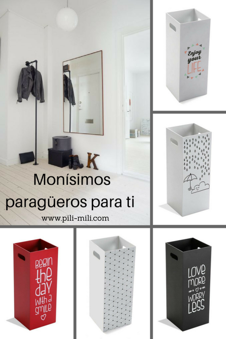 Monísimos paragüeros de madera