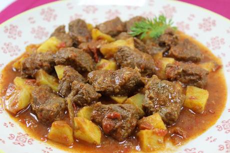 Ternera guisada al pimentón