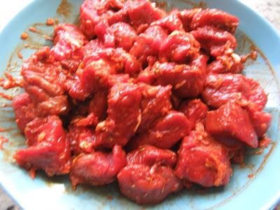 Ternera guisada al pimentón