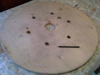 Reloj DIY con bobina