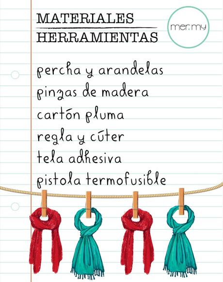 DIY • ORGANIZADOR PARA PAÑUELOS