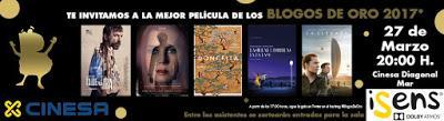 Sorteo Mejor Película de los Blogos de Oro 2017