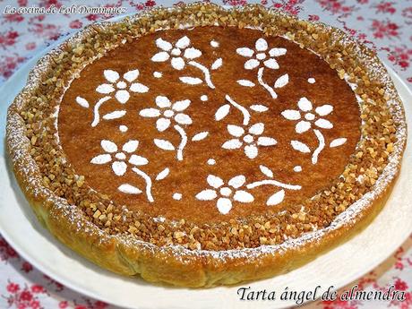 Tarta ángel de almendra