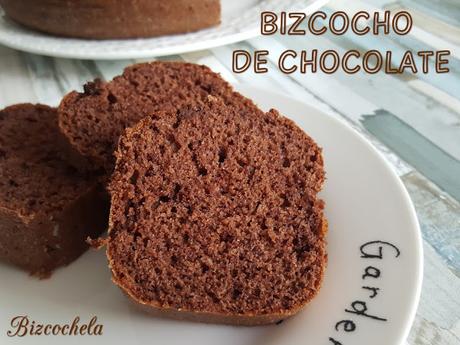 BIZCOCHO DE CHOCOLATE FÁCIL